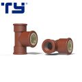 Water Supply High Pressure PVC Pipe Fittings Brass Equal Tee